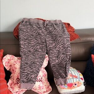 Torrid Zebra Patterned Joggers - Black and Gray